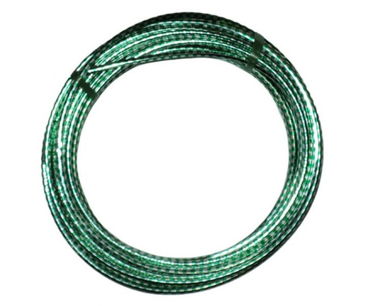 Conduite Teflon 10 Mts Prata/Verde Tecind