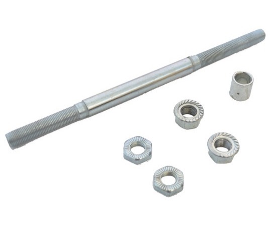 Eixo Traseiro com Bateria. sem Rolamento Cubo de Aço 175 mm