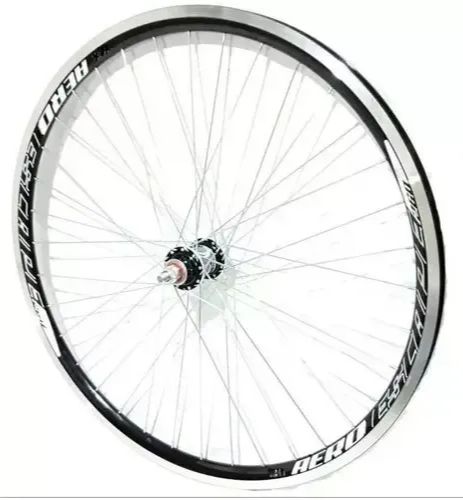 Roda 26 Traseira Aero Cubo Al Raio Grosso Mk 36 Furos Preta