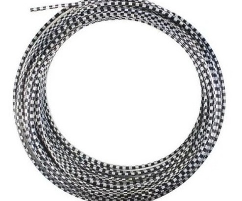Conduite Teflon 10 Mts Preto/Prata Avios
