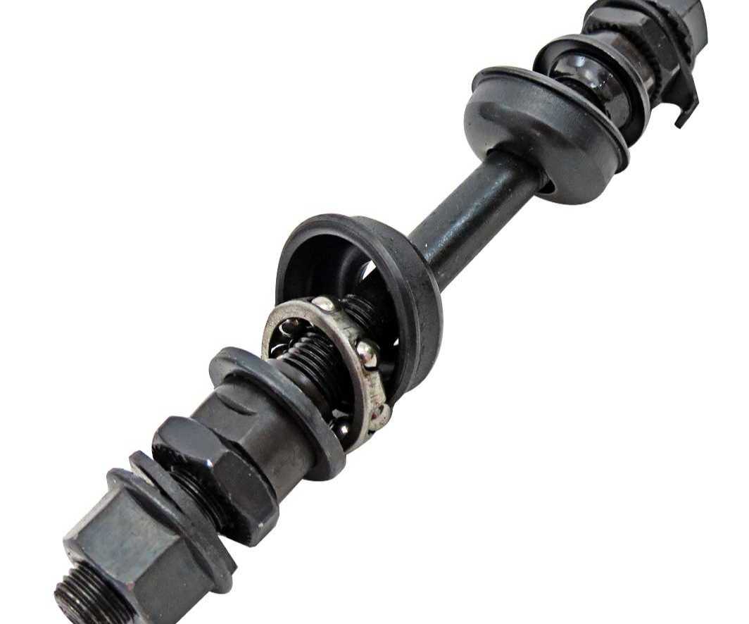 Eixo Dianteiro 3/8- 145 mm com Cone Fino - Completo