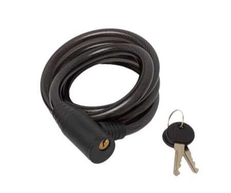 Cadeado Espiral Grosso 12x1500 sem Sup. Preto Swell