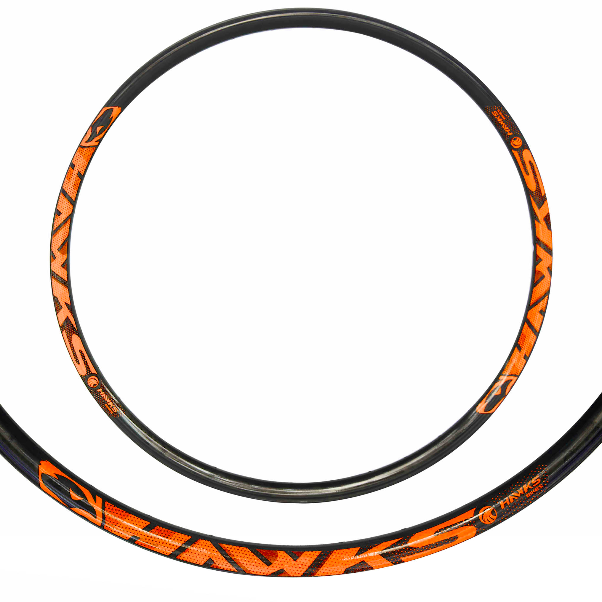 Aro 29 Aero Disco 36 Furos Preto Adesivo Laranja KSW