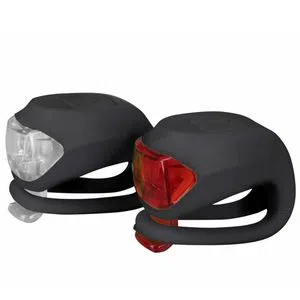 Pisca Dianteira/Traseiro Preto 2 LED Absolute JY-3122a