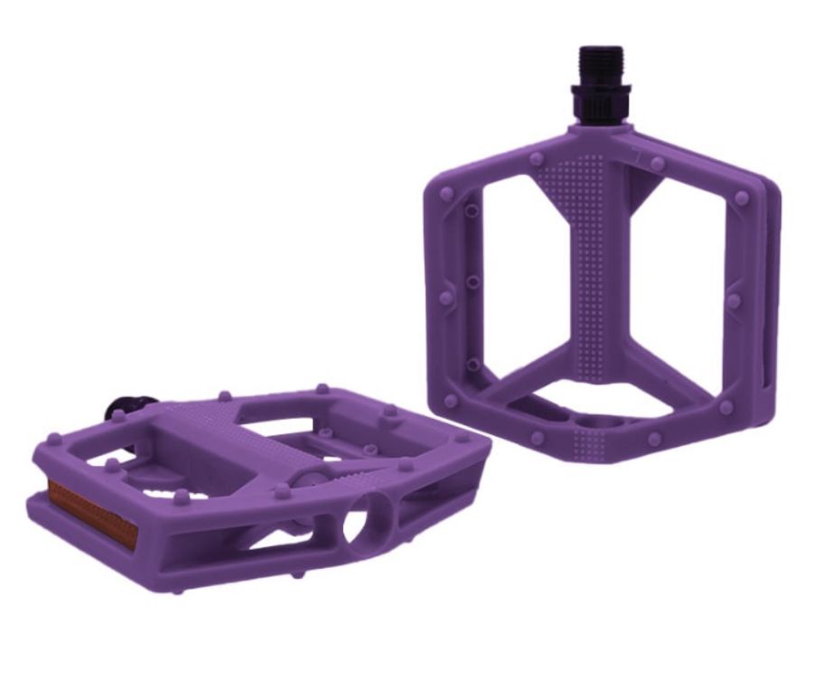 Pedal Nylon Plataforma Inglês com Esferas Roxo Paco