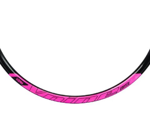 Aro 29 Aero Vnine 36 Furos Preto Adesivo Rosa Disco Vzan